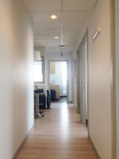 Hallway to Clinic Rooms